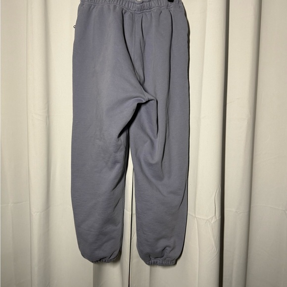 Nike Blue-Gray Joggers w/ Zipper Pockets - Warm Comfy Y2K Baggy - Picture 3 of 6